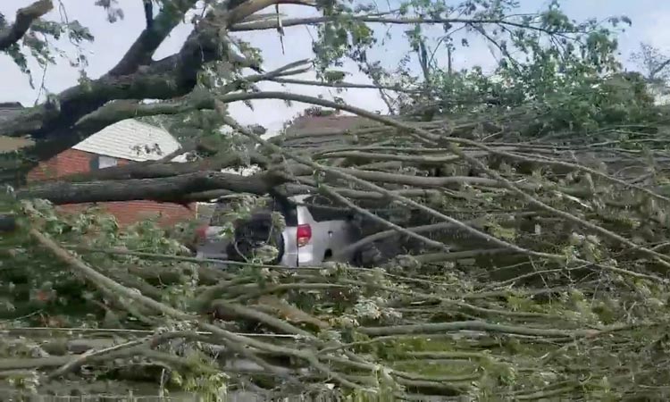 Tornado strikes Canada capital region, no injuries