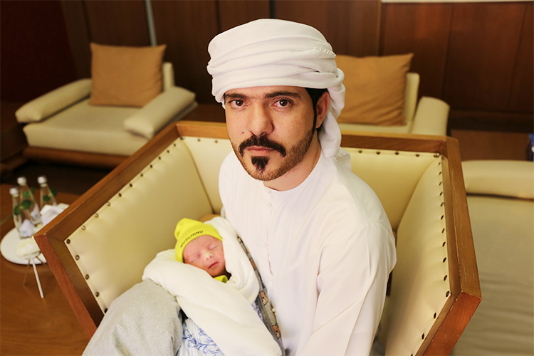 Emirati family welcomes first Eid Al Fitr baby