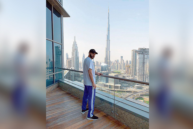 Real Madrid star Karim Benzema arrives in Dubai for a vacation 