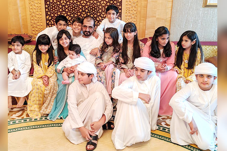 Sheikh Mohammed spends quality time with family