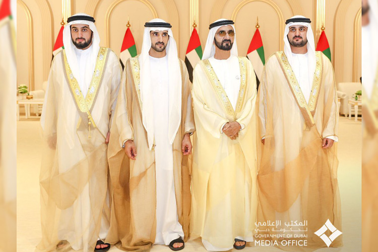  Video: UAE Rulers attend wedding reception of Sheikh Mohammed's sons