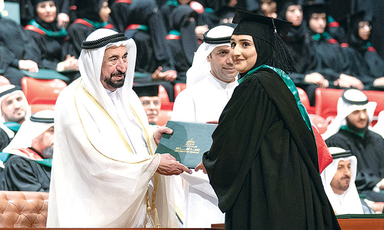 Sheikh Sultan attends UoS graduation event