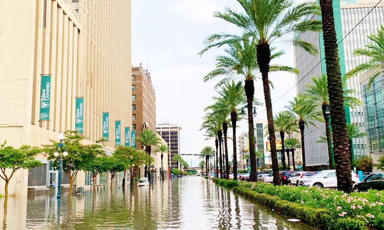 Heavy rains flood New Orleans streets in taste of storm ahead