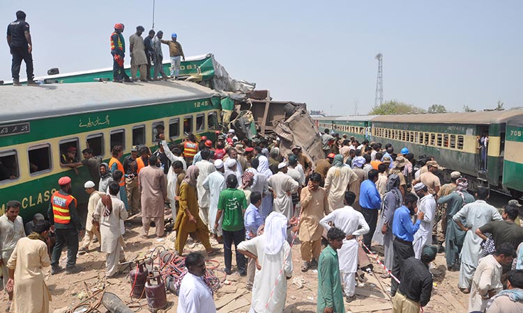 20 dead, 79 injured as  trains collide in Punjab