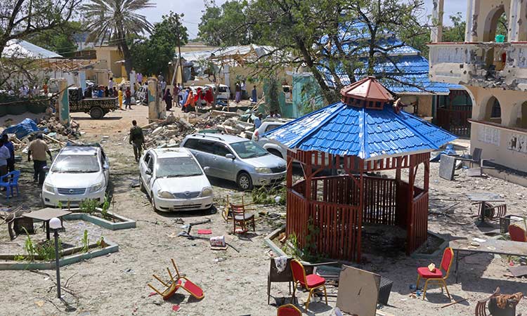 Video: Somalia hotel siege leaves 26 dead