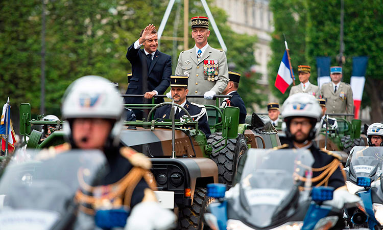 European leaders join Macron for Bastille Day parade