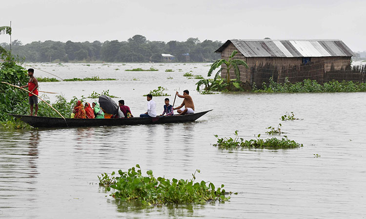 Floods, landslides leave scores dead across India, Nepal