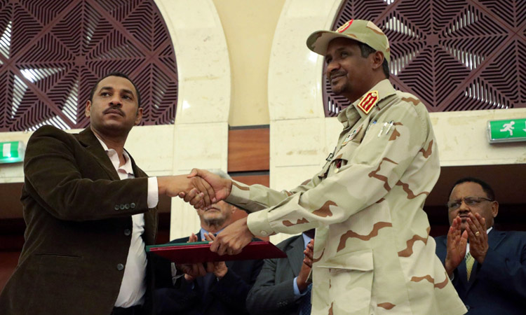 Sudan protesters, army rulers ink power-sharing deal