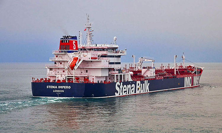 Britain urges Iran to free seized tanker