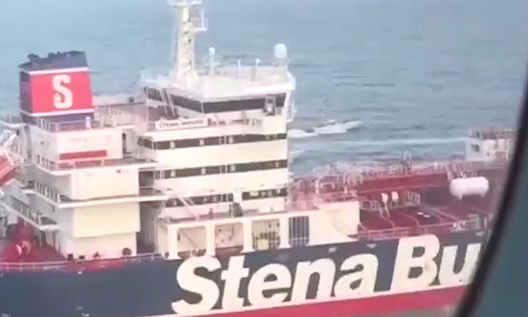 Iran says fate of seized ship depends on crew ‘cooperation’