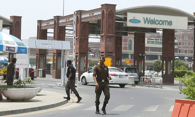 Gunmen kill 2 at Lahore airport visitor lounge