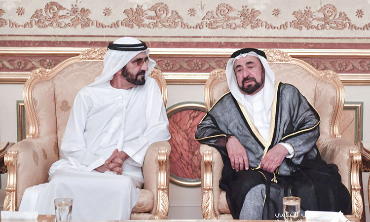 Video: Sheikh Mohammed condoles Sharjah Ruler on death of Khalid Al Qasimi