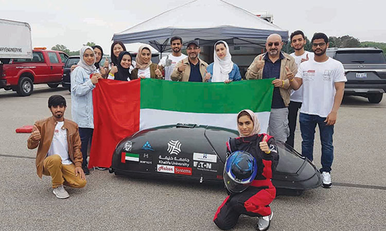 Khalifa University team shines in US contest