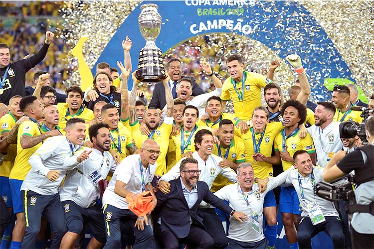 Video: Everton, Jesus and Richarlison score as Brazil beat Peru 3-1 in Copa America final