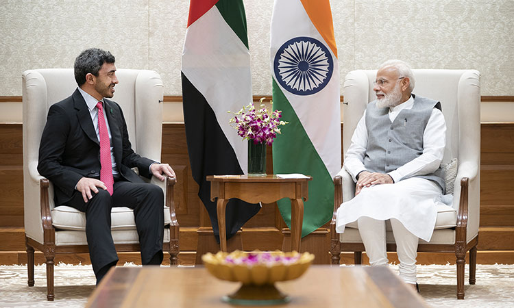 Abdullah, Modi discuss bilateral ties between the UAE and India