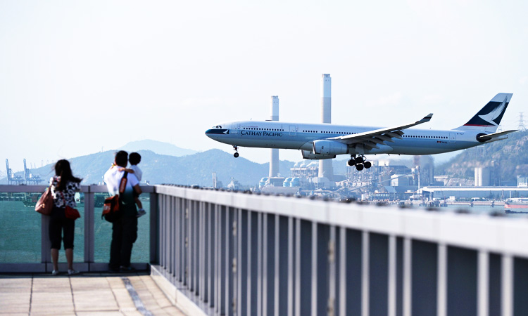 Hong Kong airport authority cancels all flights for Monday