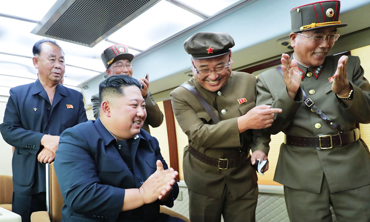 N.Korea’s Kim supervised ‘new weapon’ test again