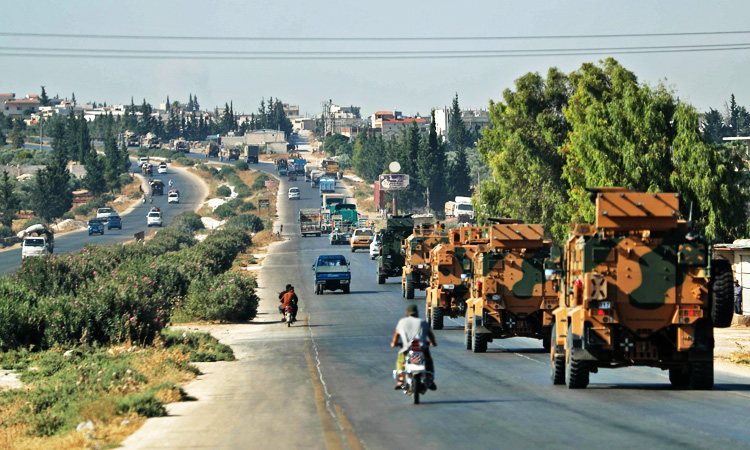 Syrian state media: Turkish convoy entered to help Idlib rebels