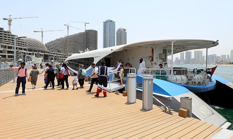 Dubai-Sharjah ferry line lifts 47,843 passengers since inauguration