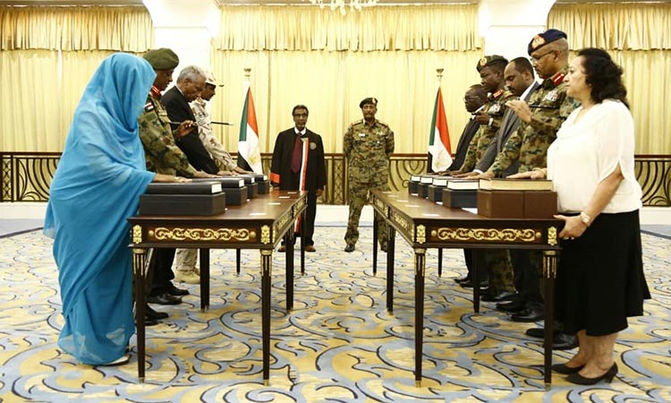 Sudan sovereign council chairman sworn in