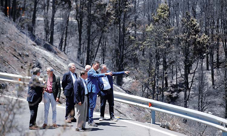 Spain wildfire stabilised, says PM