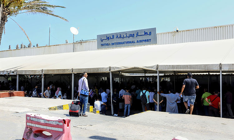 Flights suspended at Libya airport after rocket fire