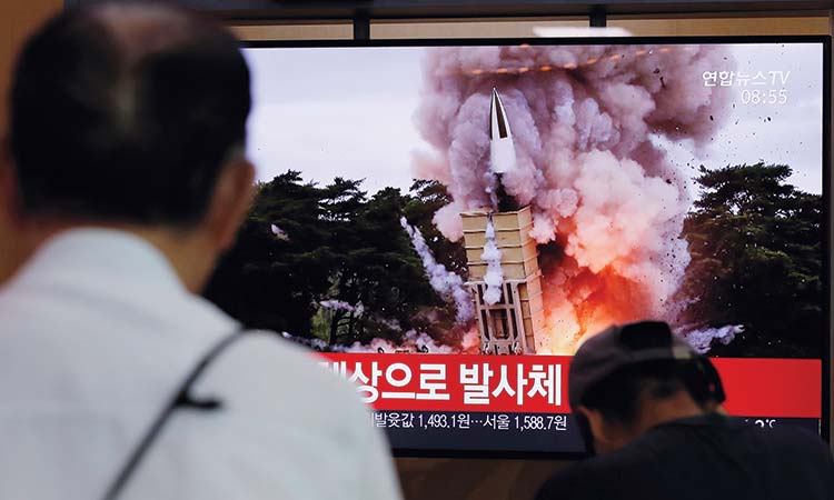 N.Korea launches more short-range missiles