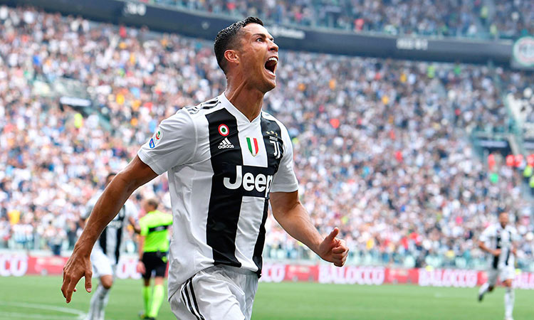 Ronaldo puts Juve on brink of ninth straight Serie A title