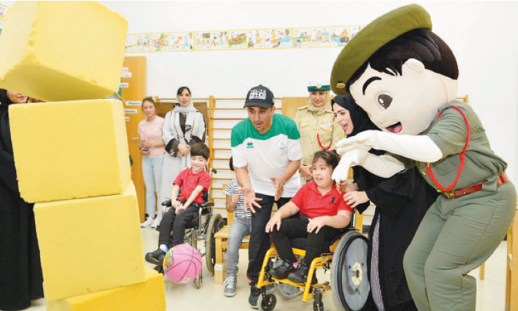 Dubai Police entertain Rashid Centre students