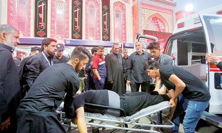 Stampede in Karbala after walkway crashes, several killed