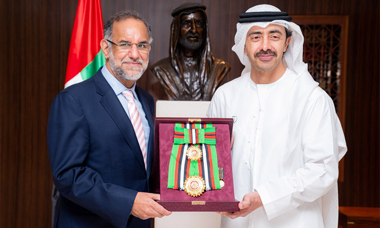 Zayed II award is an absolute surprise, says Indian envoy to UAE