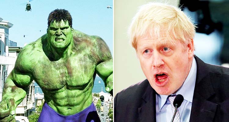 Johnson compares himself to 'The Incredible Hulk'