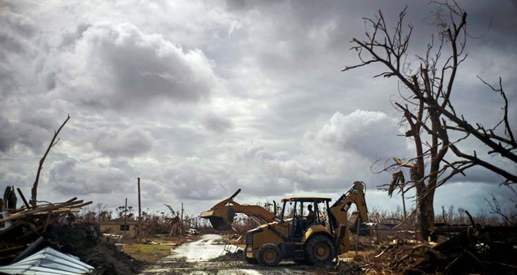 Tropical Storm Humberto dumps rain on hurricane-hit Bahamas