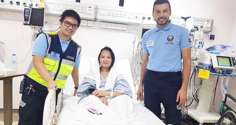 National Ambulance team goes an extra mile to save a life