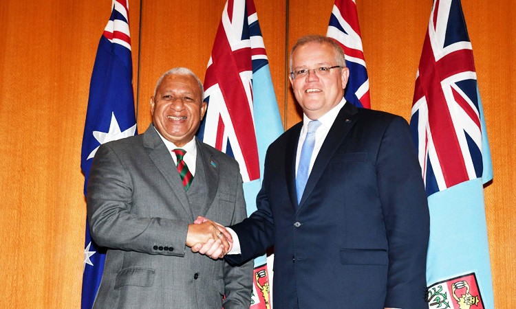 Australia, Fiji attempt to bury climate hatchet