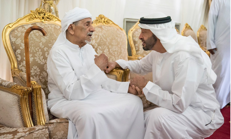 Sheikh Mohamed Bin Zayed condoles martyrs' families