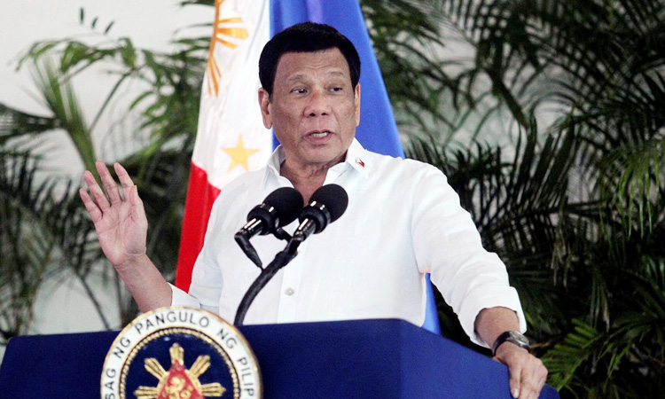 Duterte orders customs chief to shoot, kill drug smugglers