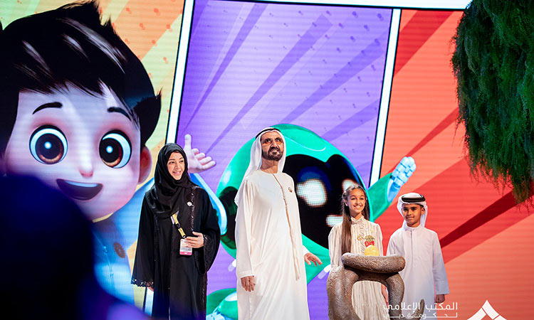 Sheikh Mohammed witnesses unveiling of Expo 2020 mascots