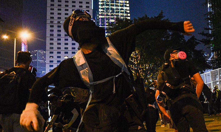 Hong Kong protesters to rally after another night of violence