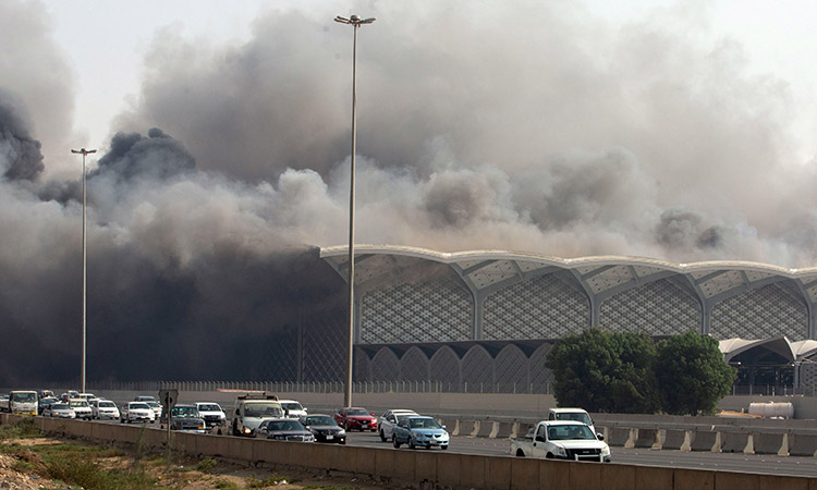 Five injured in fire at Saudi high-speed train station: State TV