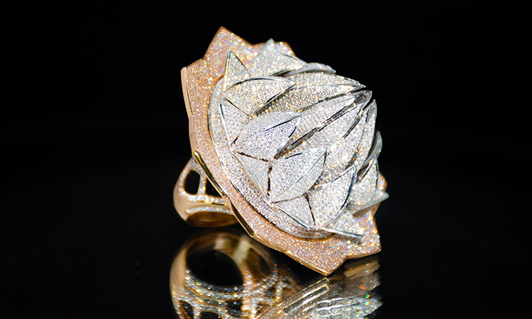 World record-breaking $4.9m ring with 7,777 diamonds to go on display in Sharjah