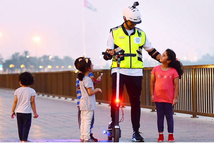 VIDEO: Sharjah Police launch E-scooter patrols for tourist areas