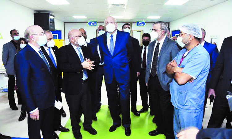 Mikati opens Mohamed Bin Zayed Emirati-Lebanese Hospital Centre