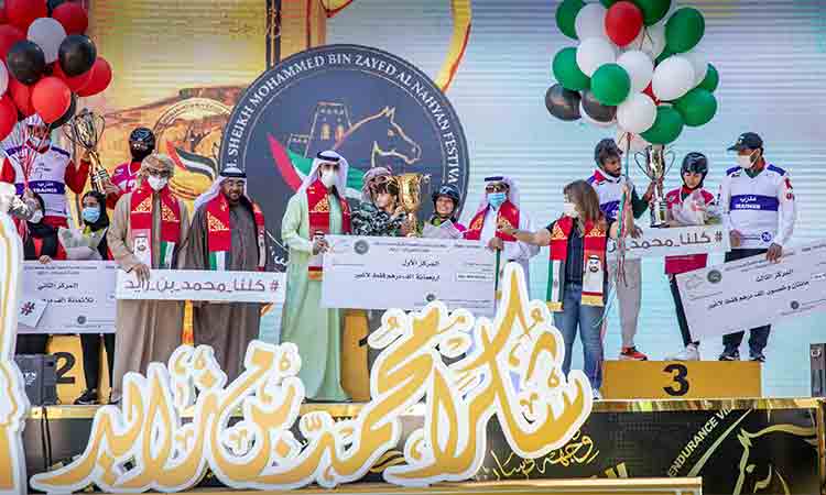 Laila shines in Sheikh Mohammed Bin Zayed Al Nahyan Endurance Festival