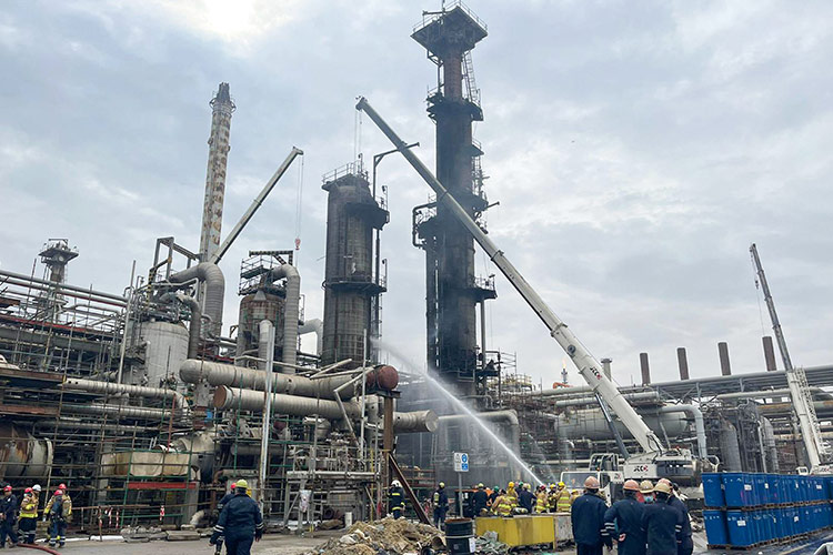 Fire at Kuwait's Mina Al Ahmadi refinery put out, production, exports unaffected