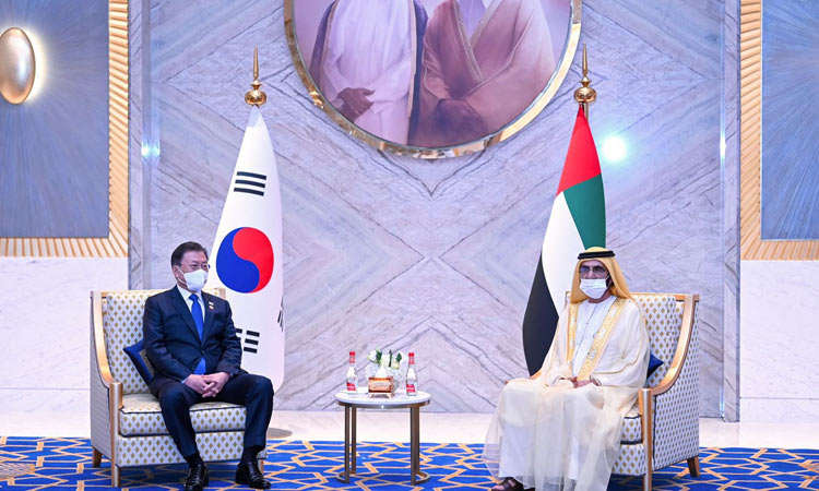 Our relations with South Korea are developing rapidly, says Sheikh Mohammed