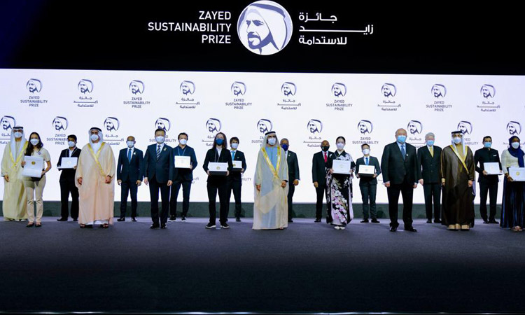 Sheikh Mohammed honours 10 winners of 2022 Zayed Sustainability Prize