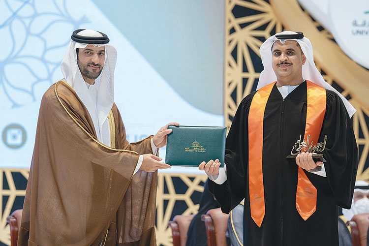 Sultan Bin Ahmed attends UoS graduation ceremony