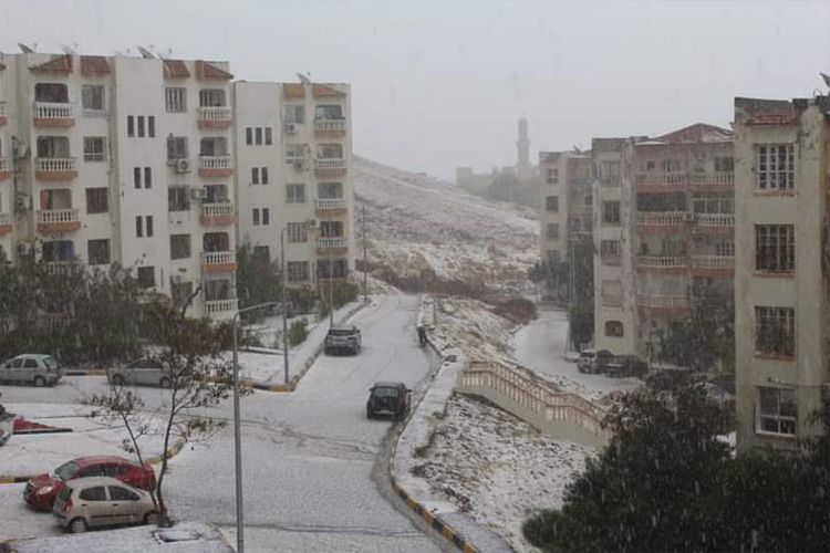 VIDEO: Egyptian city witnesses rare snowfall as authorities warn of more unstable weather