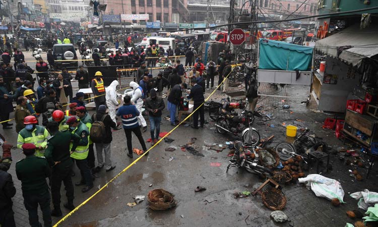 VIDEO: At least 3 killed, 26 injured in powerful blast at a market in Lahore